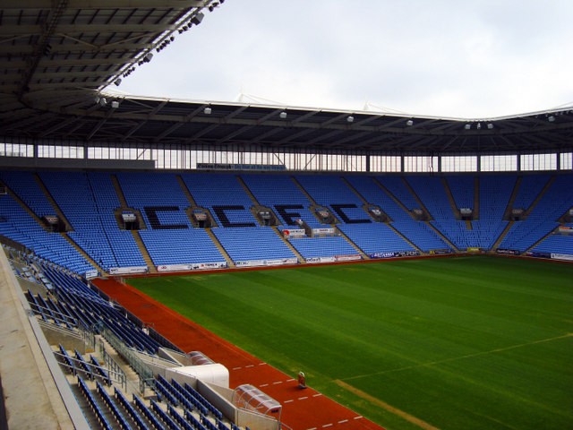 This stadium was as packed during the summer as it will be during Coventry's matches.