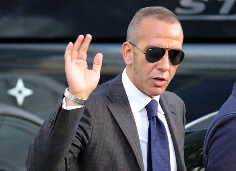 Paolo di Canio, a fan of waving.